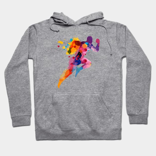 Splash runner Hoodie by Digster